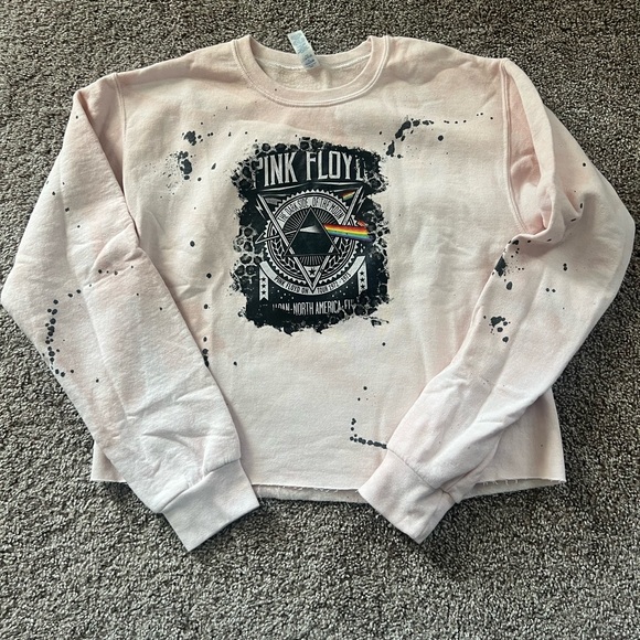 Cropped Pink Floyd Sweatshirt - Picture 1 of 4